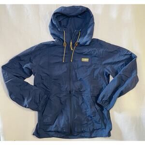 LL Bean Jacket Mens Large Mountain Classic Supplex Nylon Camp Hike Hood Full Zip